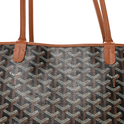 Goyard Goyardine Artois MM Black Gold 7 of 9