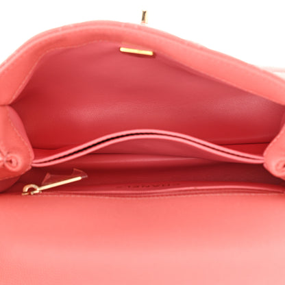 Chanel Caviar Quilted Mini Coco Handle Flap Pink 4 of 10