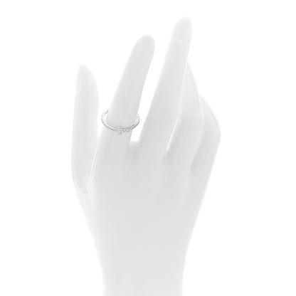 Tiffany 18K White Gold Diamond T Wire Pave Ring 54 7 2 of 5