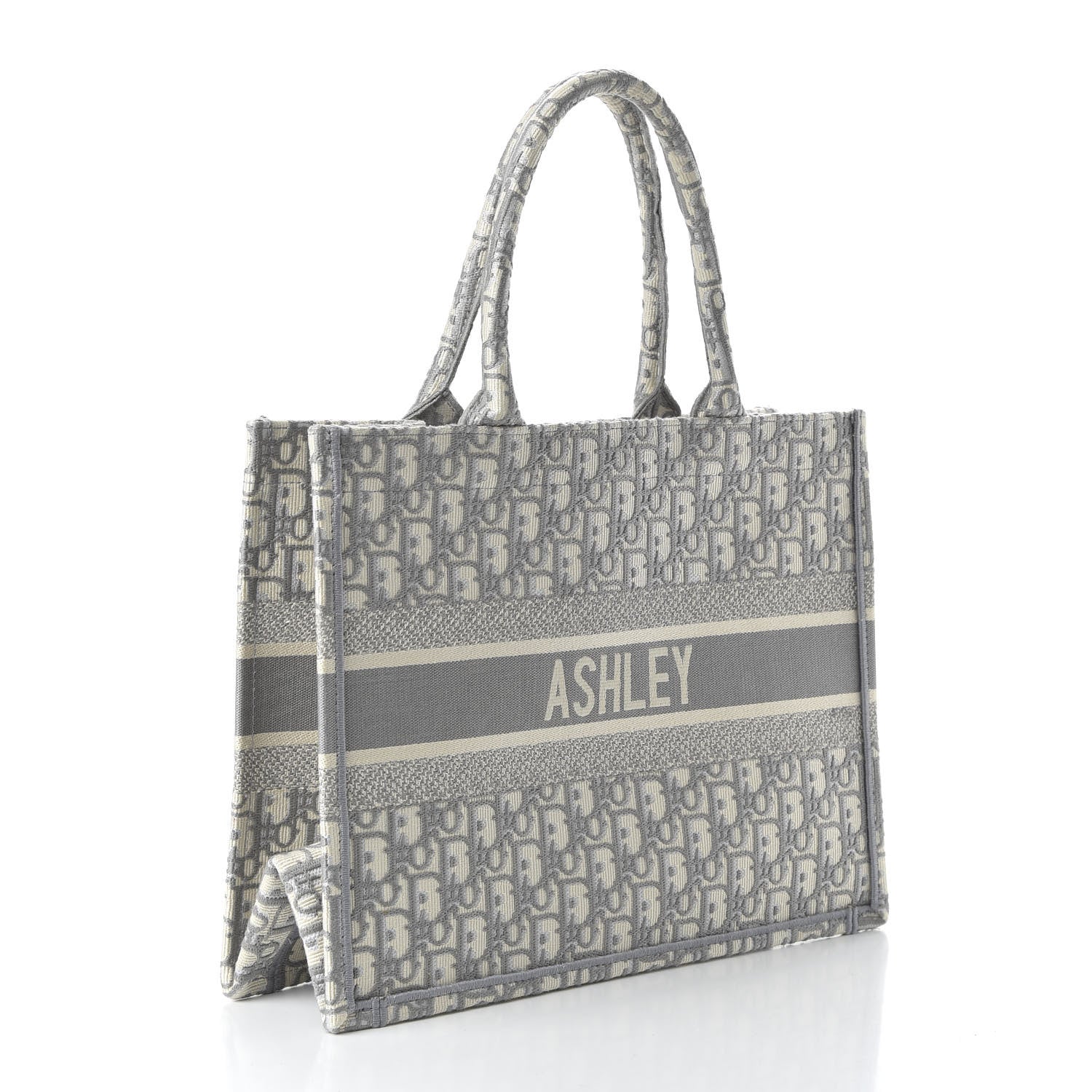 Christian Dior Oblique Medium Book Tote Grey 3 of 10