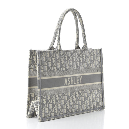 Christian Dior Oblique Medium Book Tote Grey 3 of 10