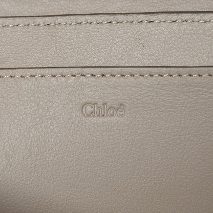 Chloe Calfskin Drew Bijou Clutch Pastel Grey 6 of 7