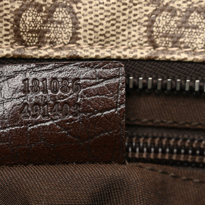 Gucci GG Supreme Monogram Small Joy Tote Dark Brown 7 of 13