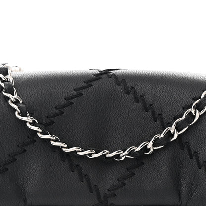 Chanel Lambskin Stitched New Mini Flap Black 9 of 13