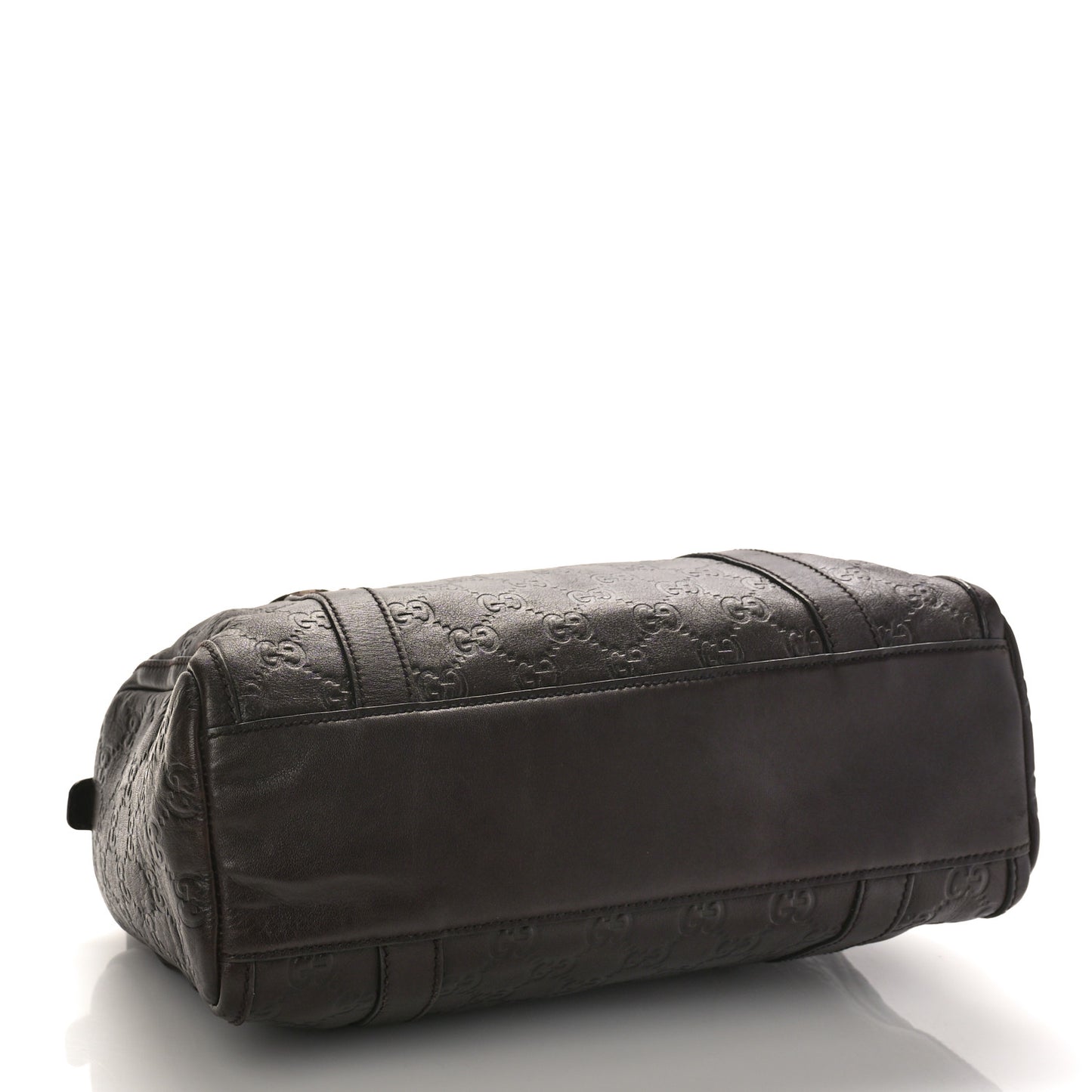 Guccissima Small Abbey Boston Dark Brown