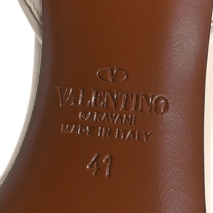 Valentino Garavani Calfskin Rockstud No Limit 60mm Sandals 41 White 7 of 7