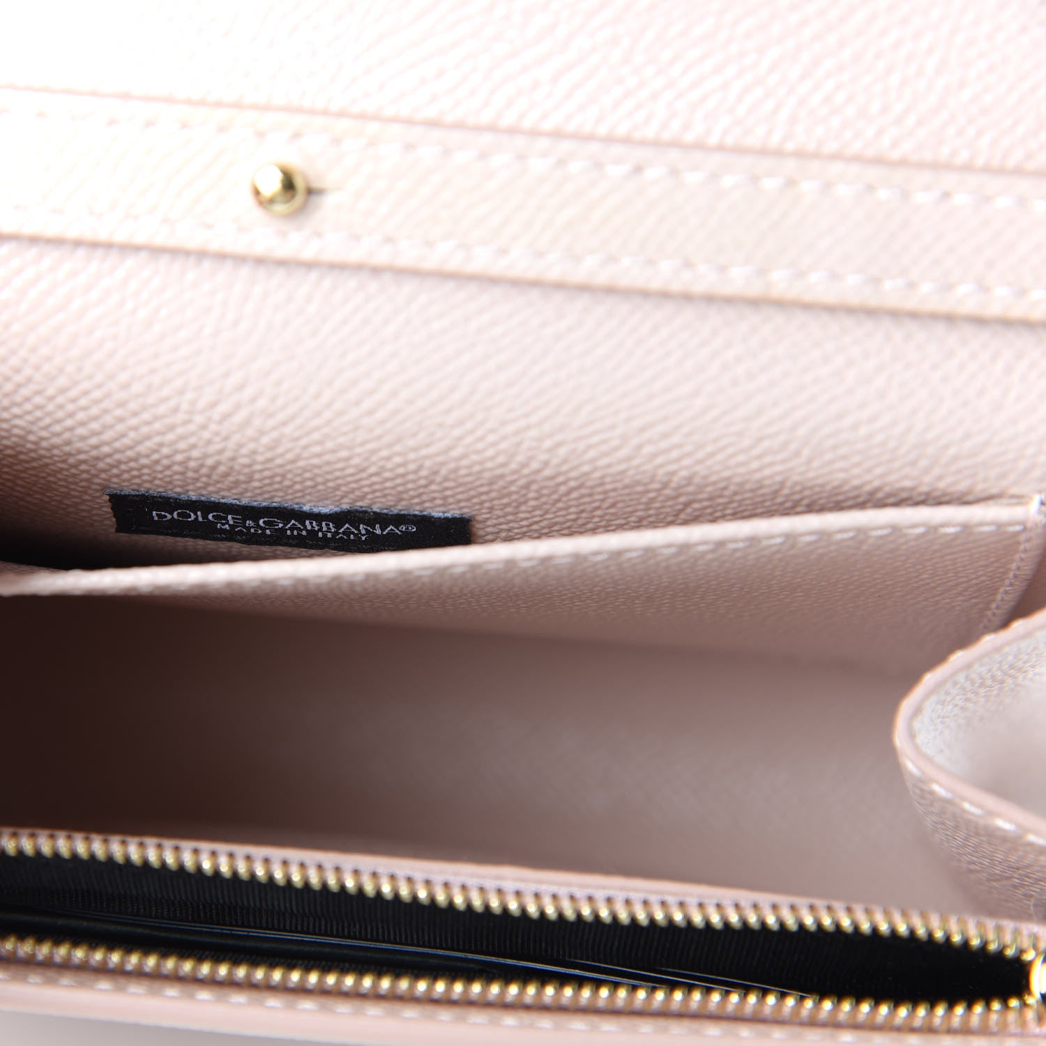 Dolce & Gabbana Dauphine Crystal Wallet On Chain Light Pink 8 of 10