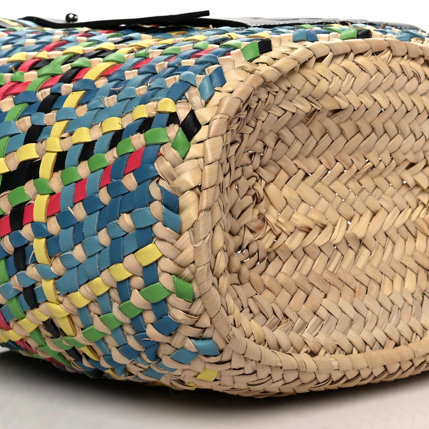 Loewe Raffia Basket Tote Bag Natural Multicolor 8 of 15