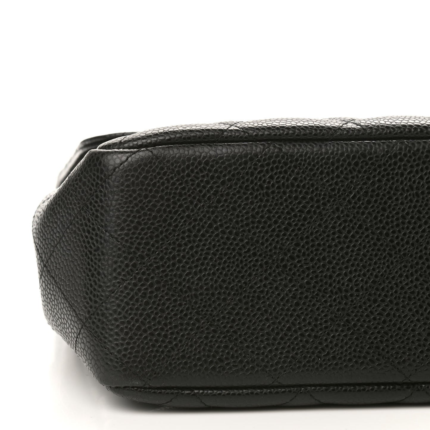 Caviar Quilted Jumbo Single Flap Black
