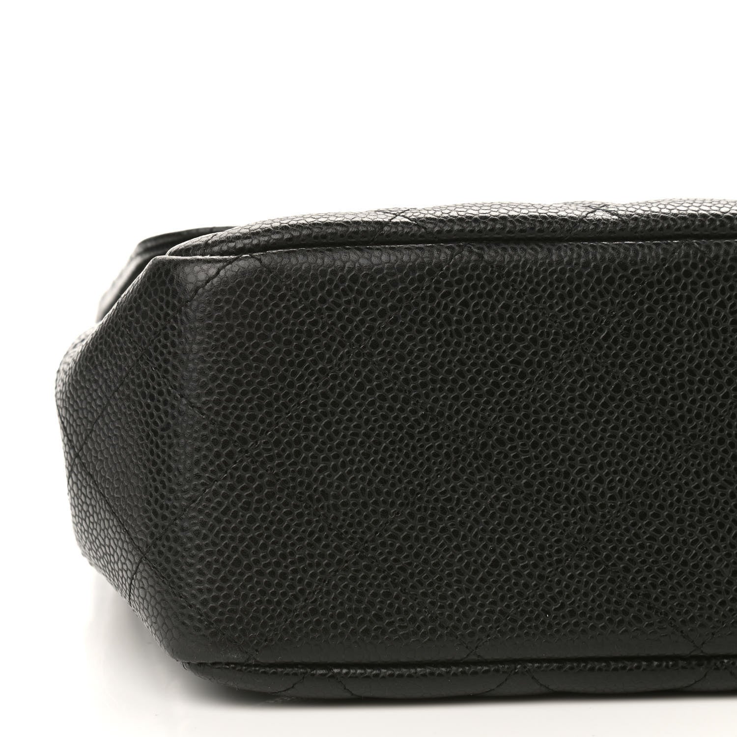Chanel Caviar Quilted Jumbo Single Flap Black 8 of 9