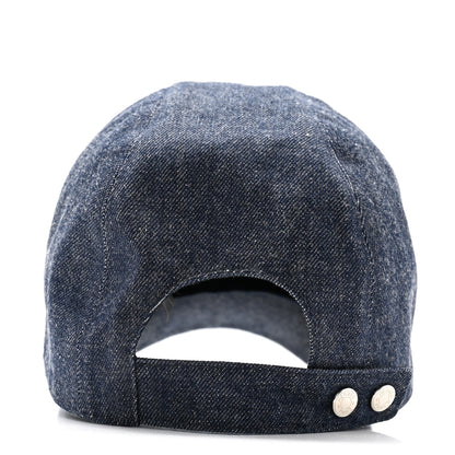 Hermes Denim Davis H Primavera Cap 57 Indigo 6 of 10