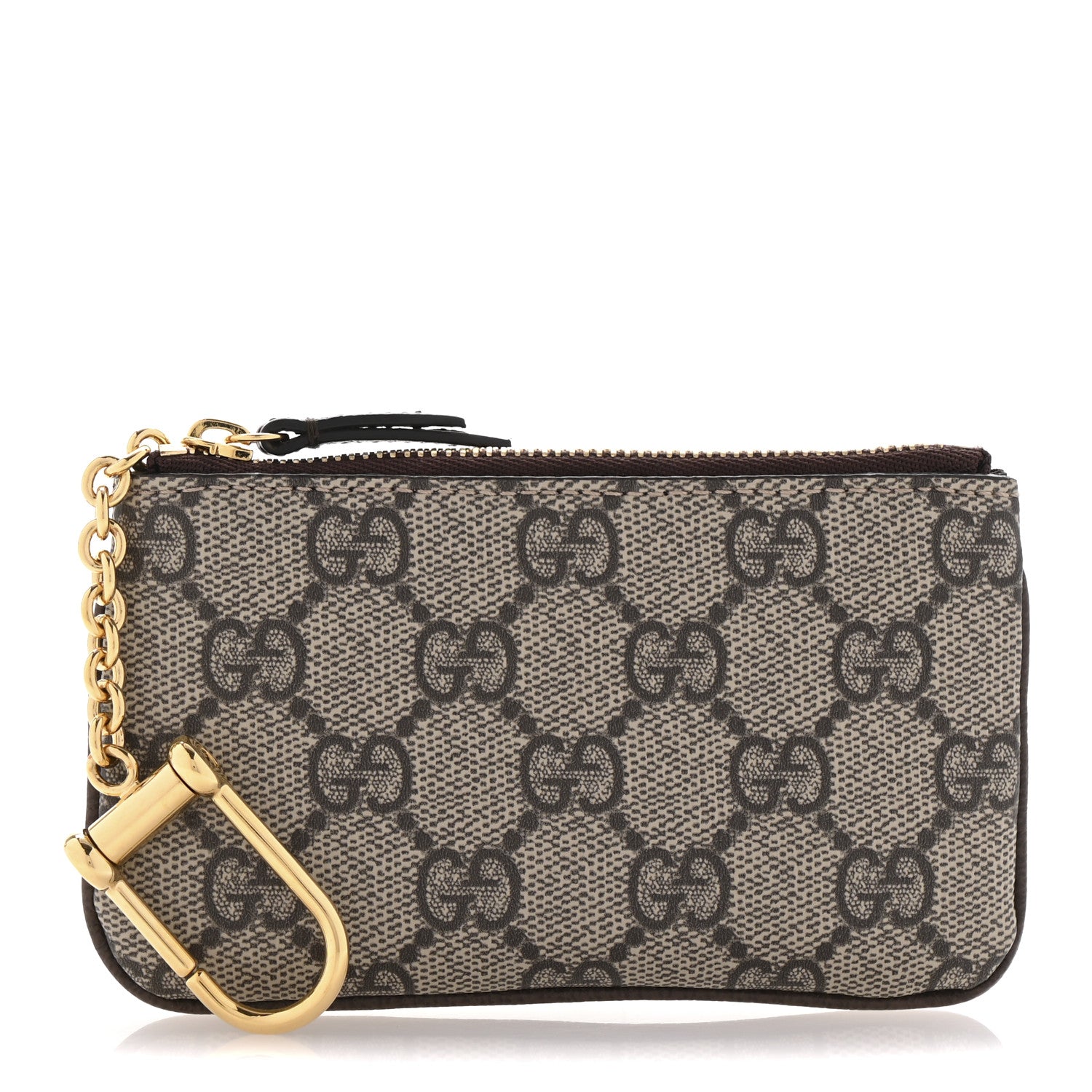 Gucci GG Supreme Monogram Key Case Brown 1 of 8