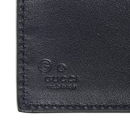 Gucci Microguccissima Bi-Fold Wallet Navy Blue 6 of 6