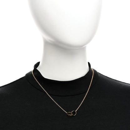 Cartier 18K Yellow Gold Interlocking LOVE Necklace 2 of 6
