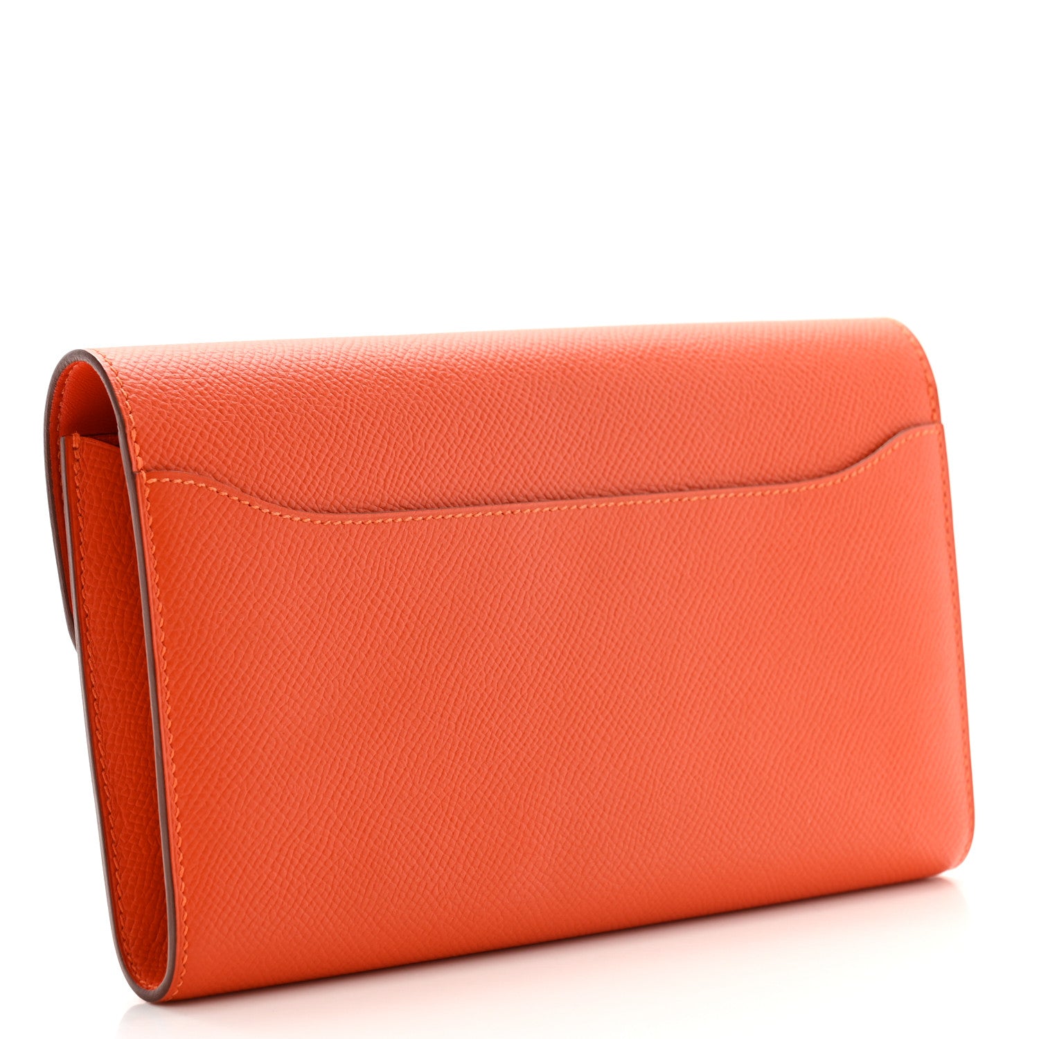 Hermes Epsom Constance Long Wallet Orange 3 of 7
