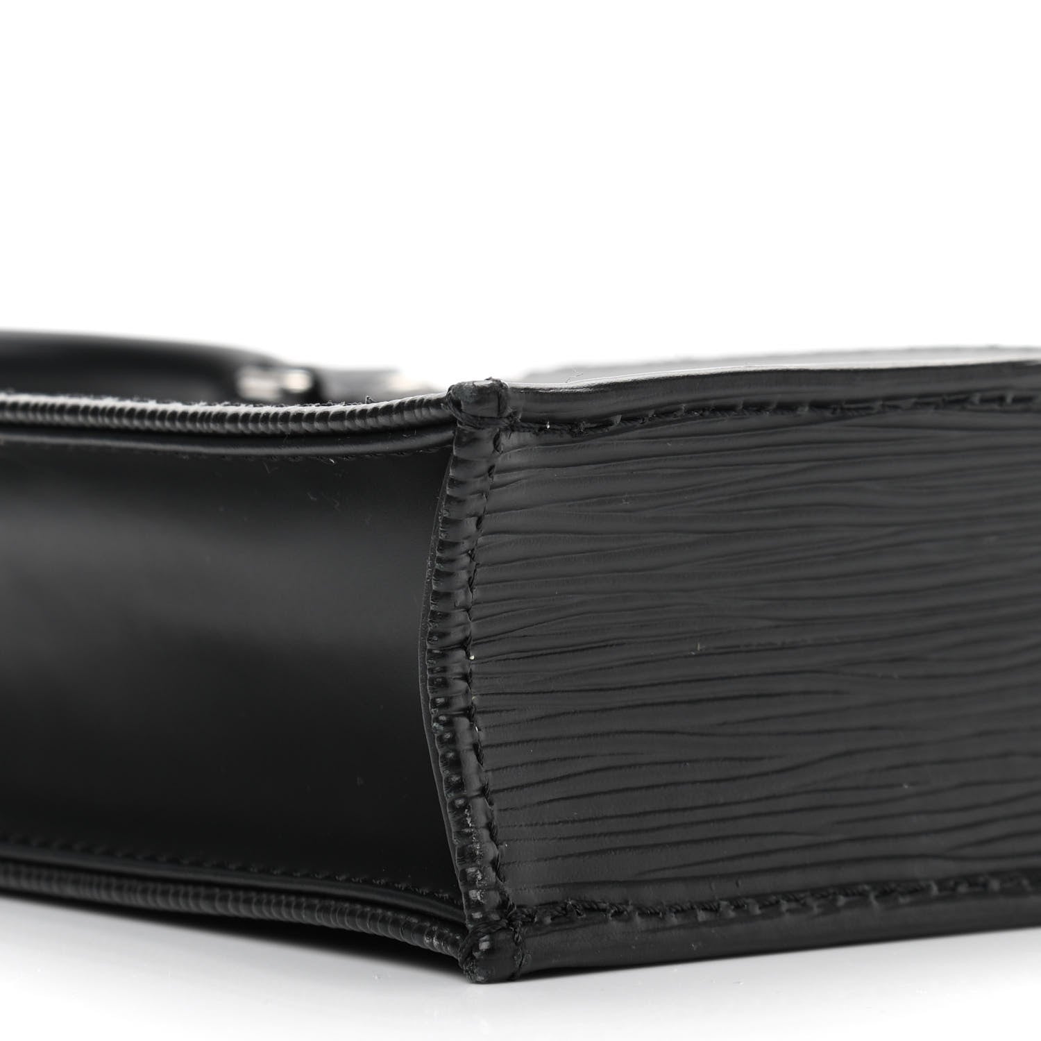 Louis Vuitton Epi Petit Sac Plat Black 8 of 9