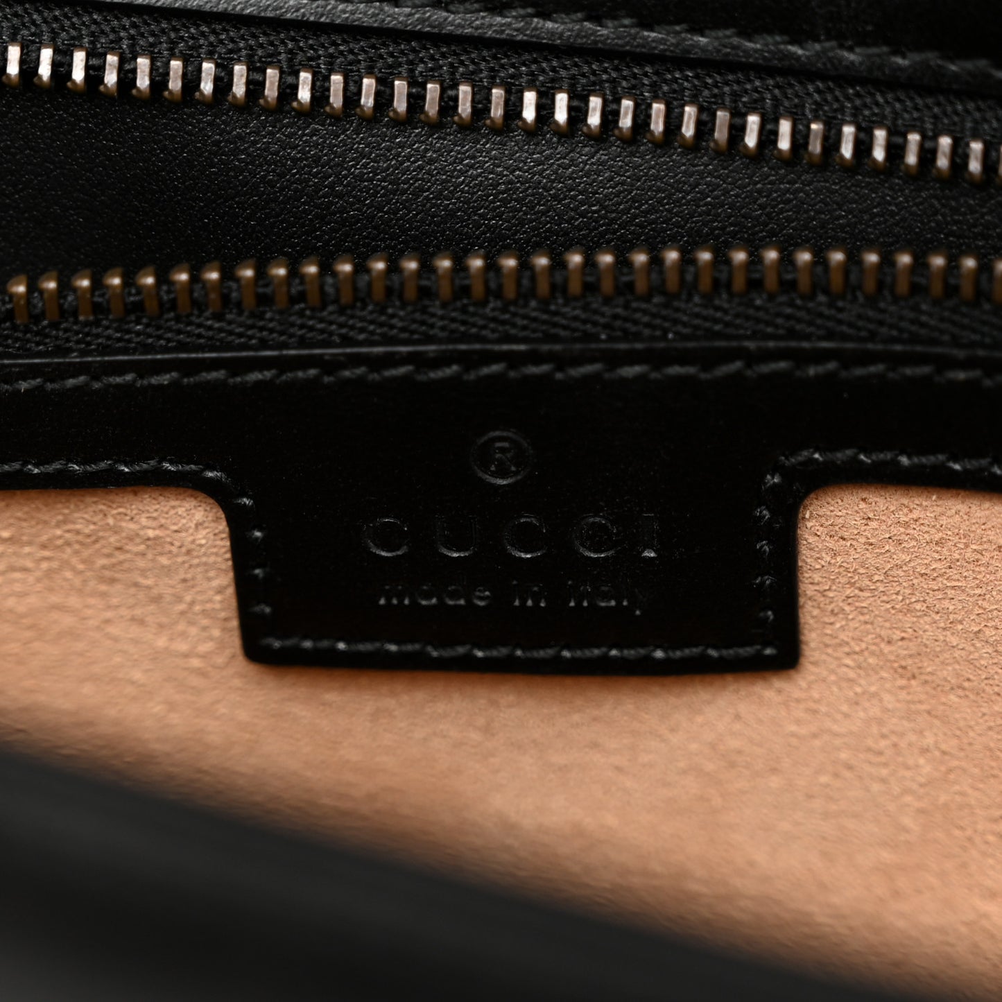 Calfskin Matelasse Small GG Marmont Shoulder Bag Black