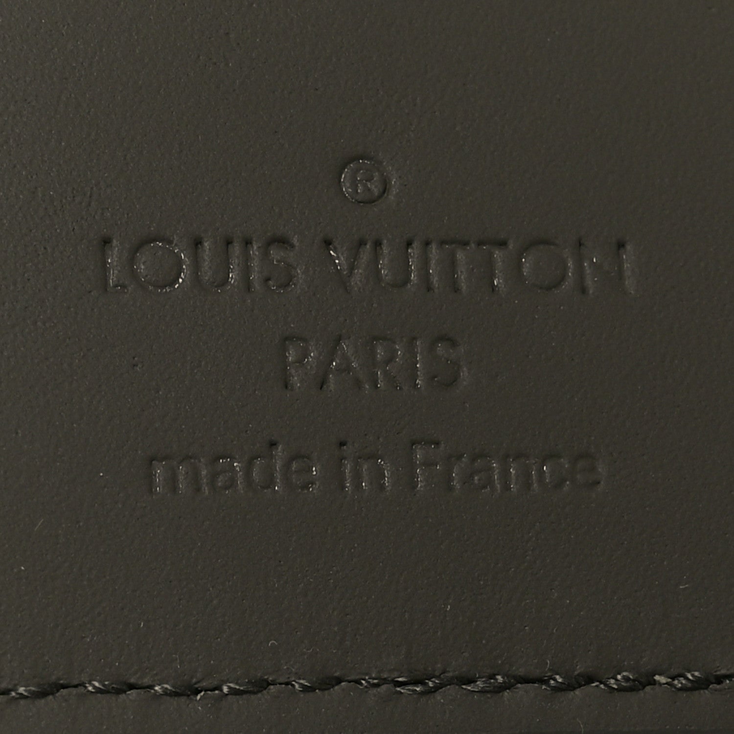 Louis Vuitton Grained Calfskin Aerogram Pocket Organizer Khaki 6 of 7