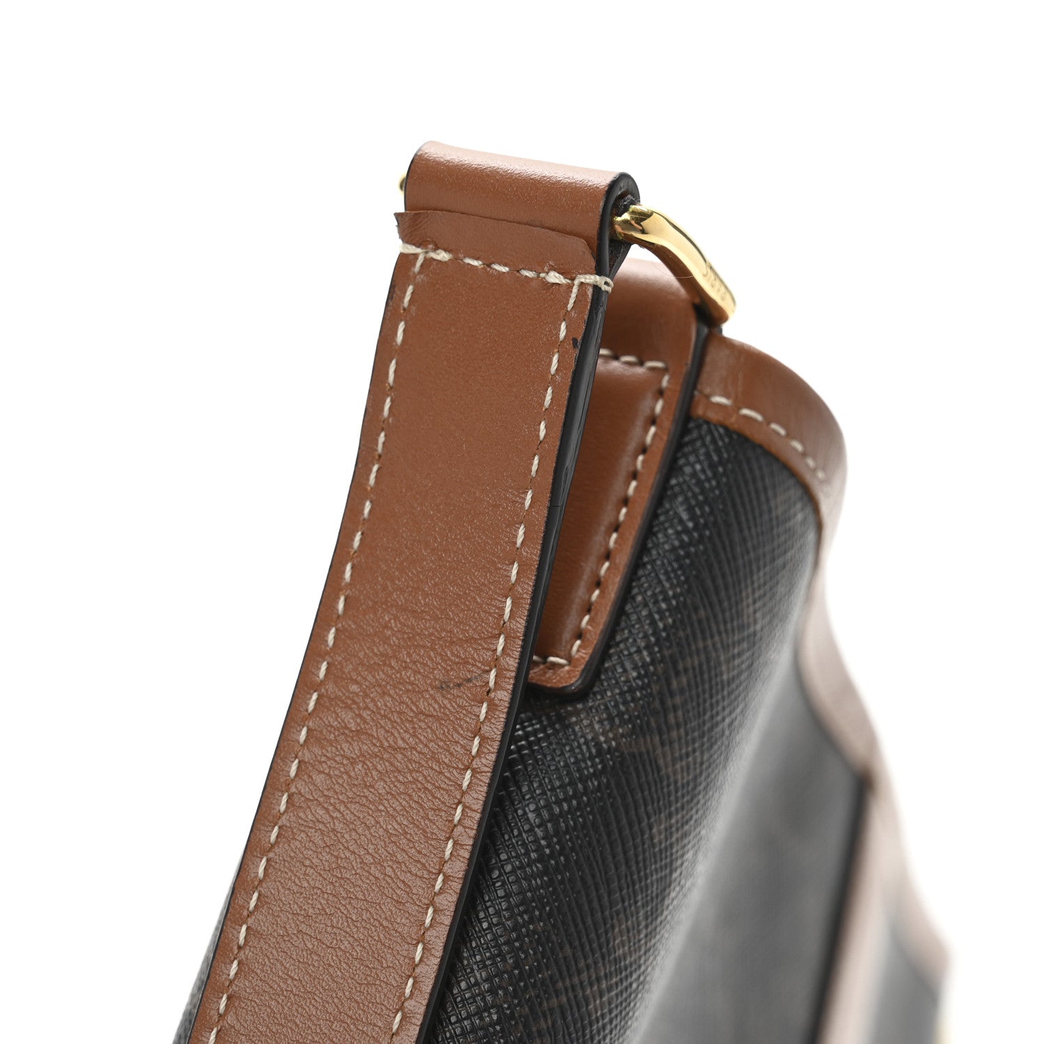 Celine Triomphe Canvas Calfskin Small Bucket Bag Tan 12 of 13