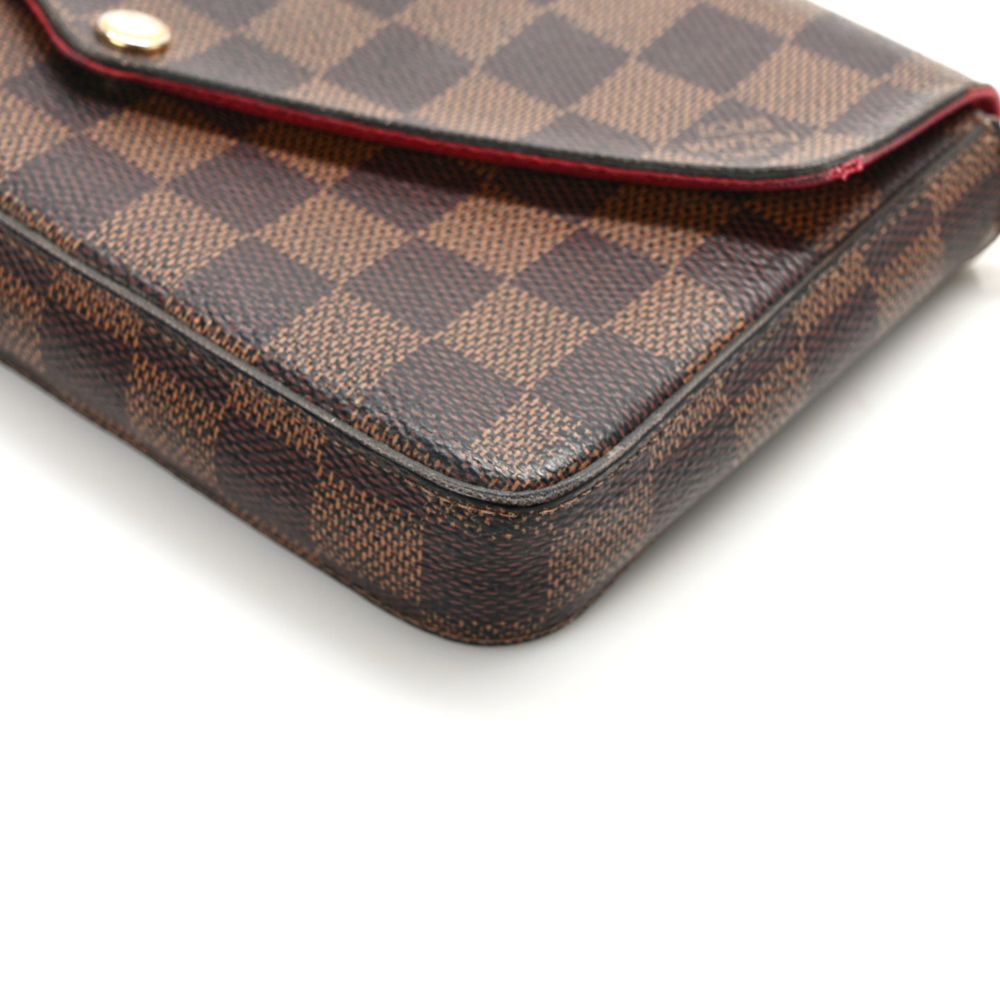 Damier Ebene Pochette Felicie Chain Wallet