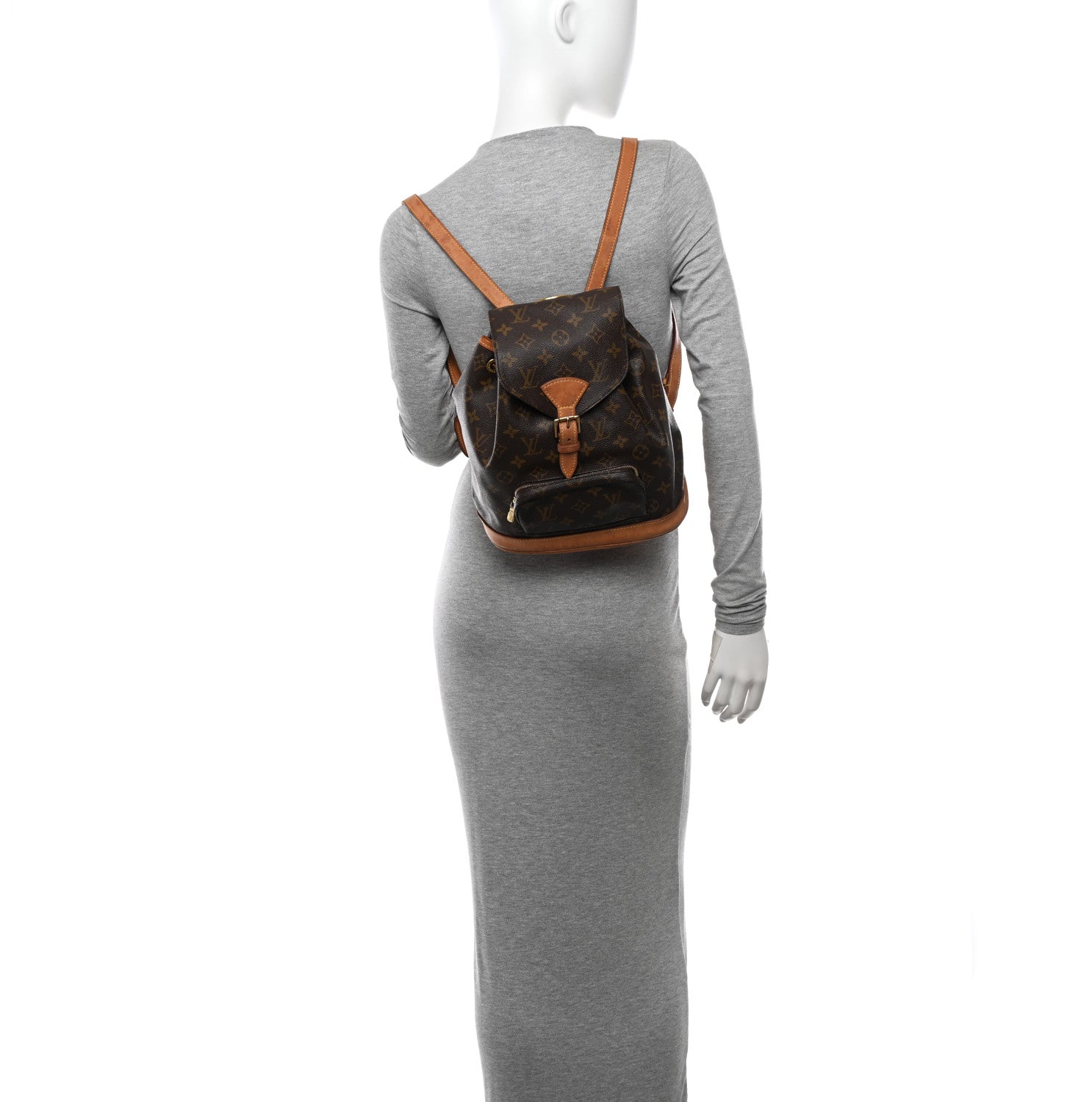 Louis Vuitton Monogram Montsouris MM Backpack 2 of 11