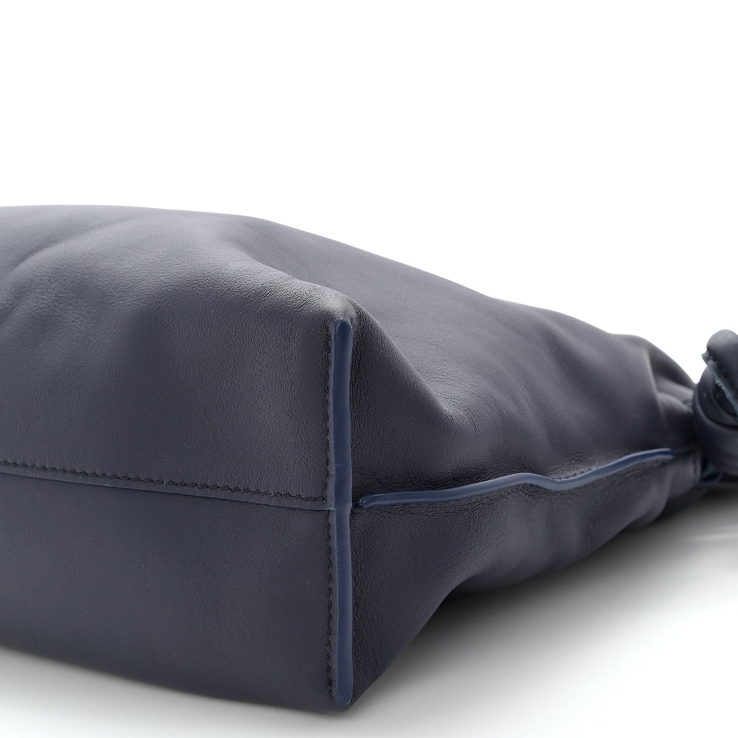 Loewe Nappa Flamenco Knot Clutch Navy 10 of 10