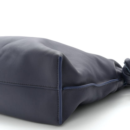 Loewe Nappa Flamenco Knot Clutch Navy 10 of 10