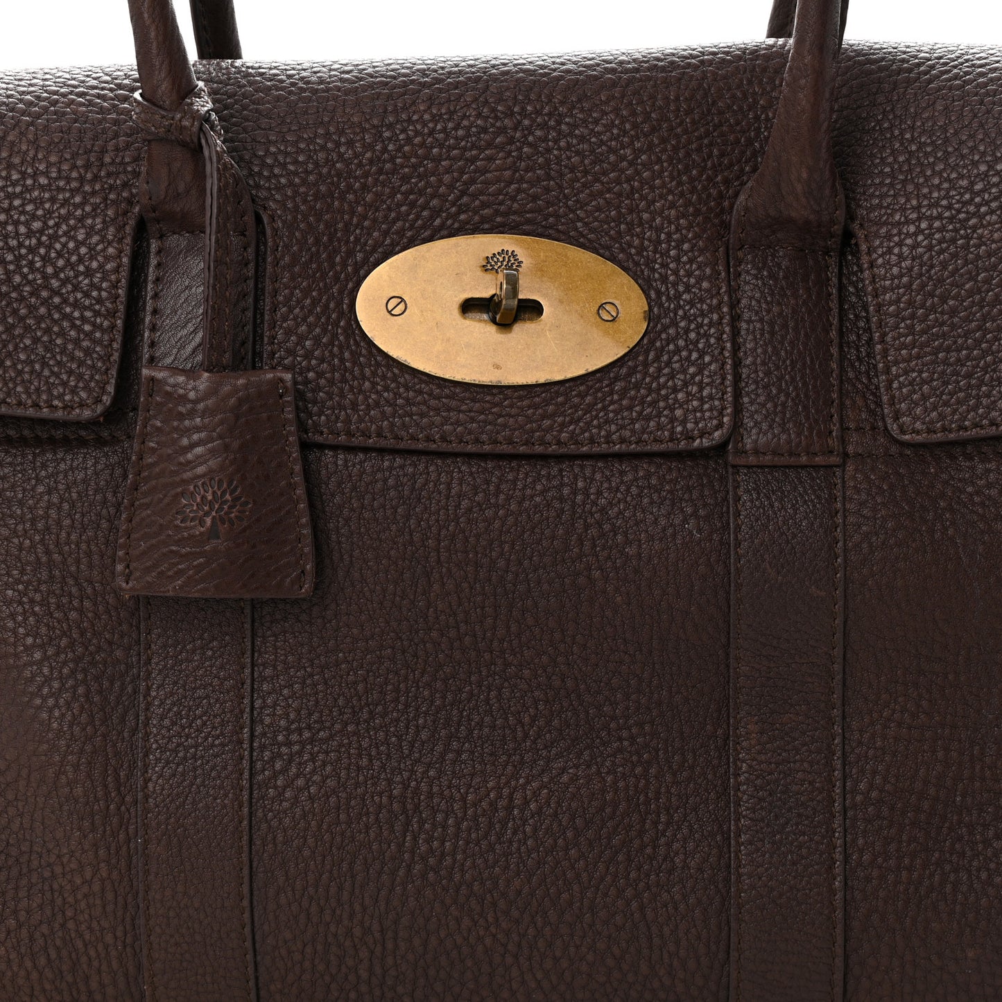 Classic Grain Calfskin Bayswater Chocolate