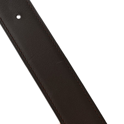 Hermes Box Togo 32mm Belt Strap 85 34 Havane Gris Perle 6 of 8