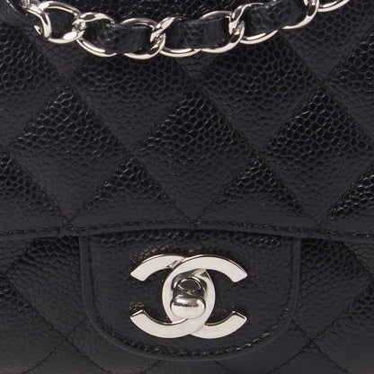 Chanel Caviar Quilted Medium Double Flap Black 7 of 9