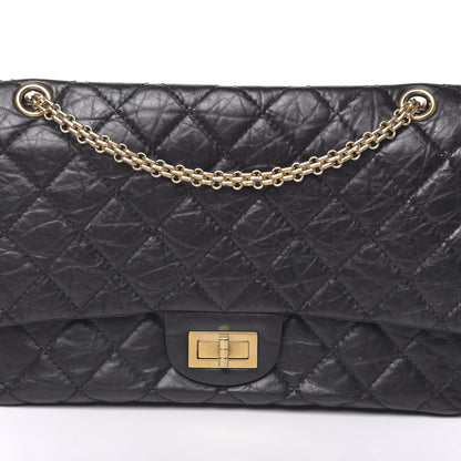 Chanel Aged Calfskin Quilted 2.55 Reissue 227 Flap Black 12 of 14