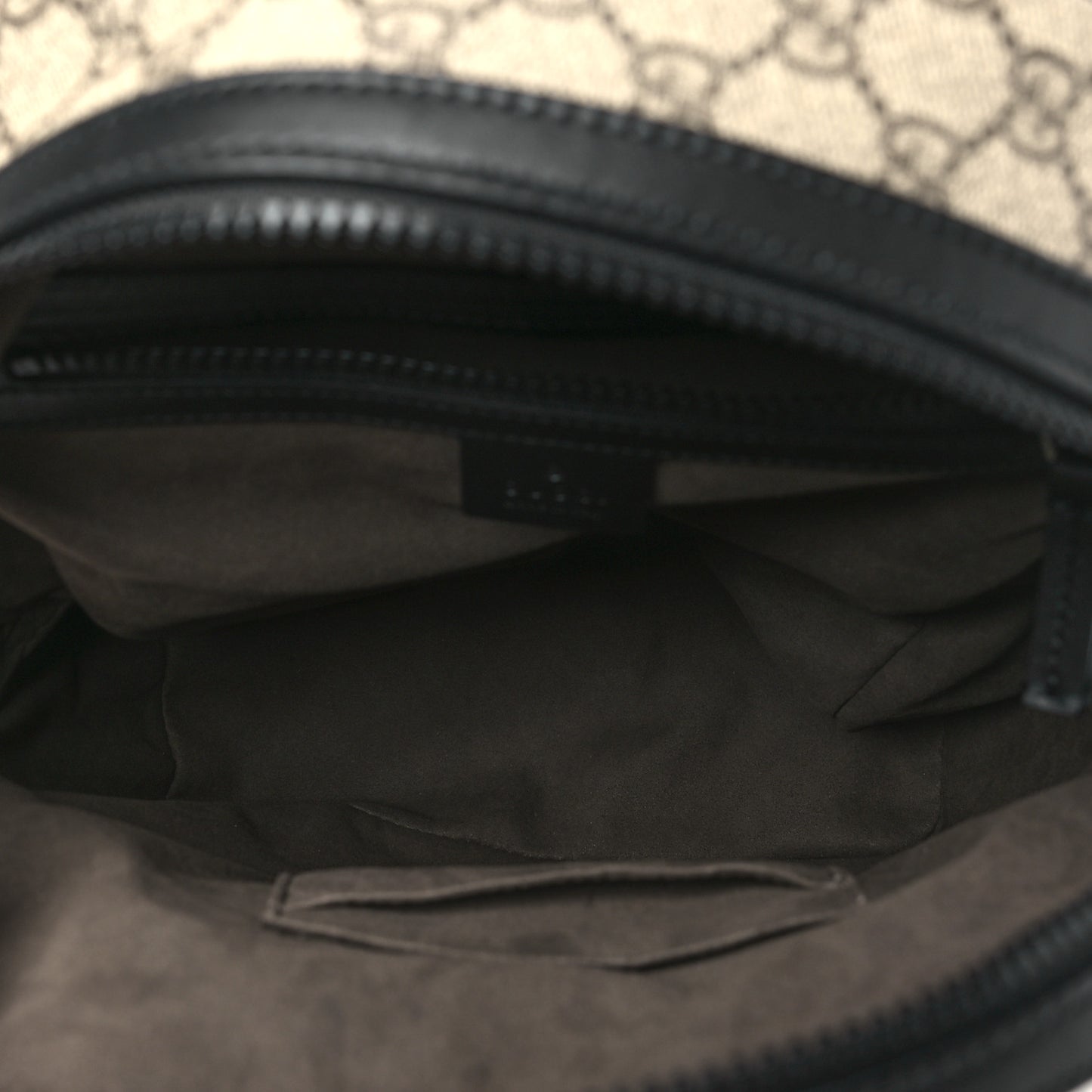 GG Supreme Monogram Small Eden Day Backpack Black