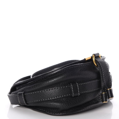 Chloe Calfskin Mini Marcie Round Crossbody Bag Black 4 of 7