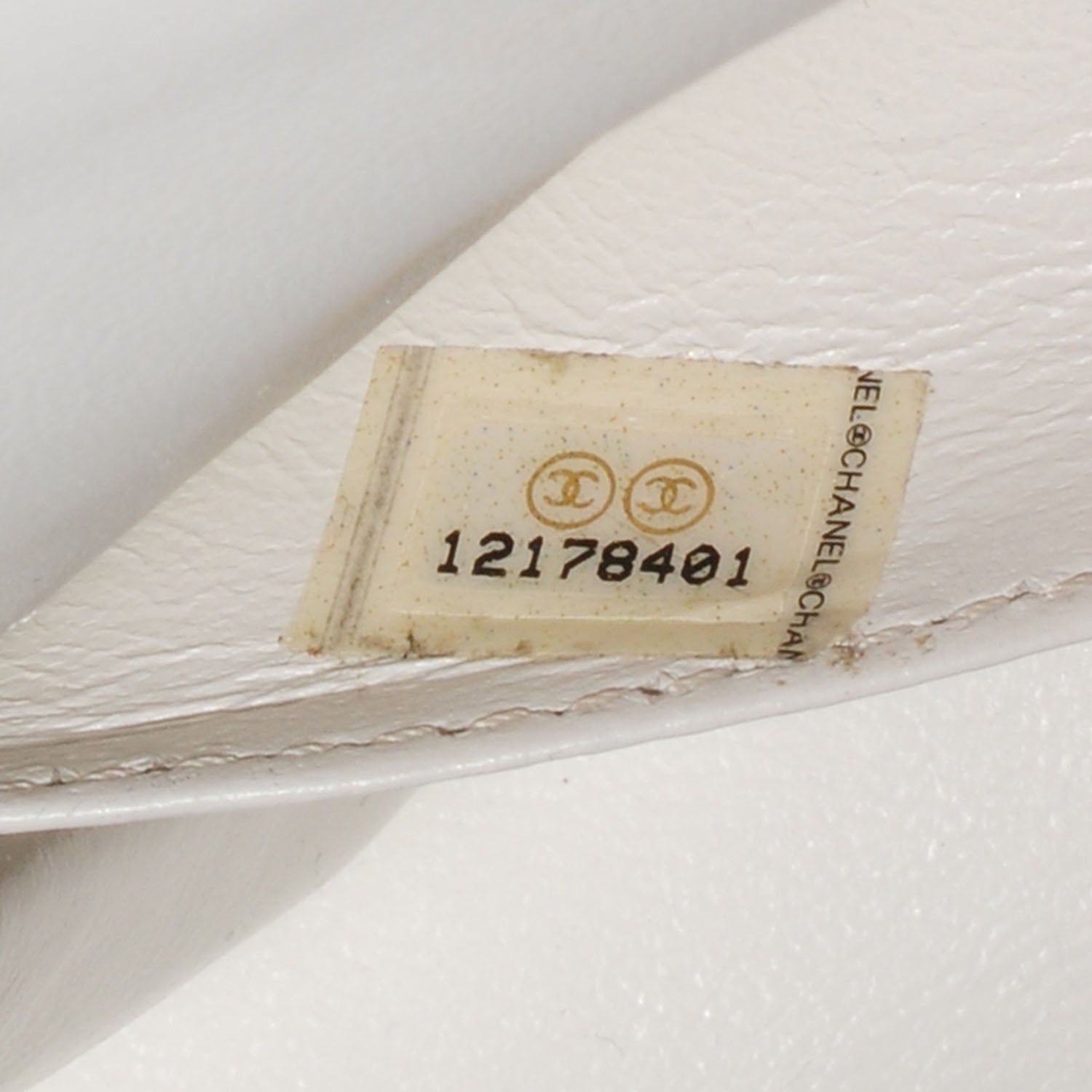 Chanel Patent Quilted Evening Star East West Flap White 11 of 11