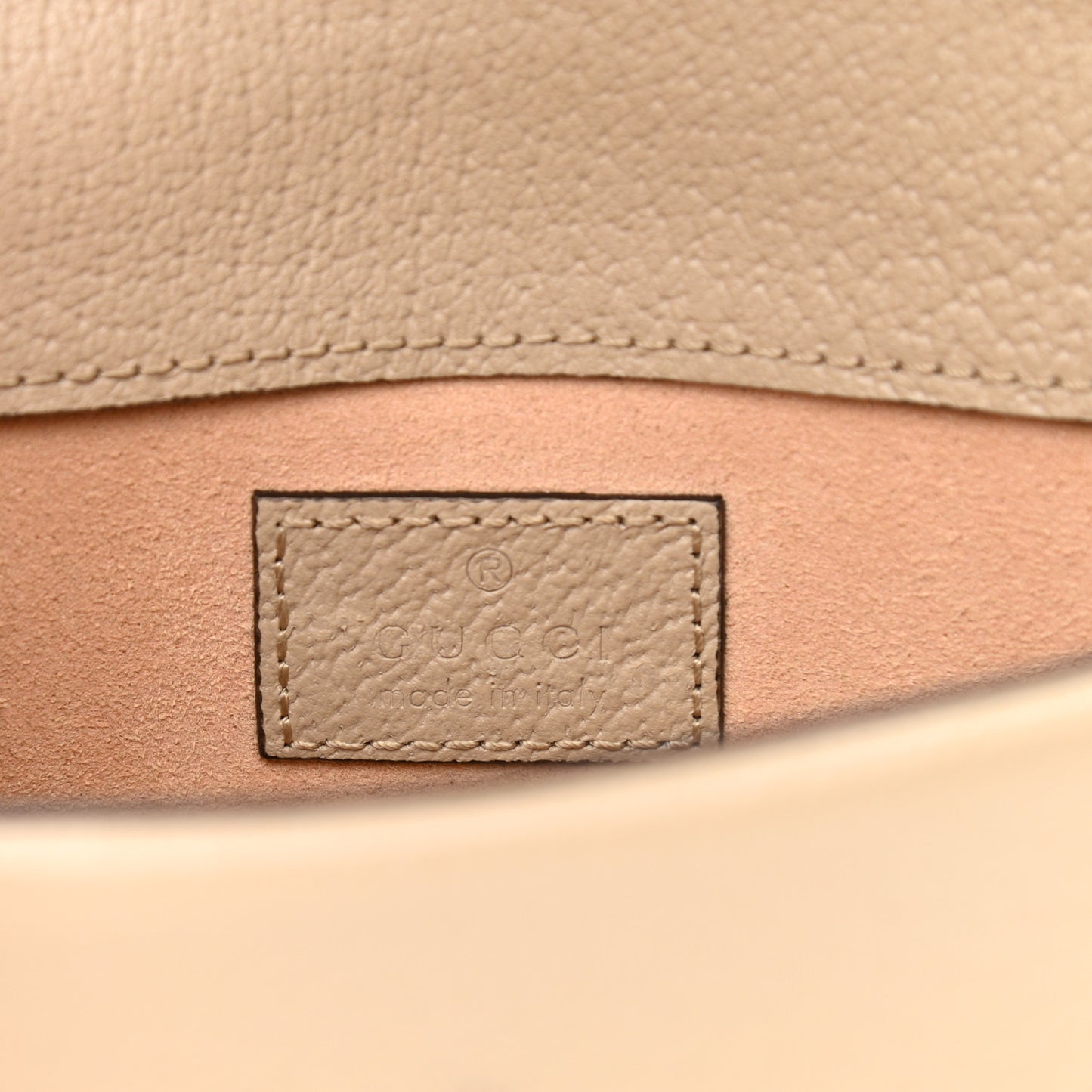 GG Supreme Monogram Textured Dollar Calfskin Super Mini Dionysus Shoulder Bag Beige Mystic White Oatmeal