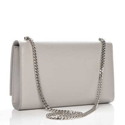 Saint Laurent Grain De Poudre Medium Classic Monogram Kate Satchel Souris 3 of 6