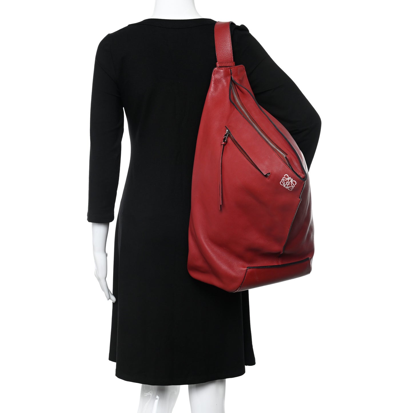 Calfskin Anton Backpack Red