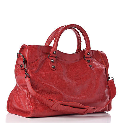 Balenciaga Agneau Classic Hardware City Rouge Cardinal 3 of 10