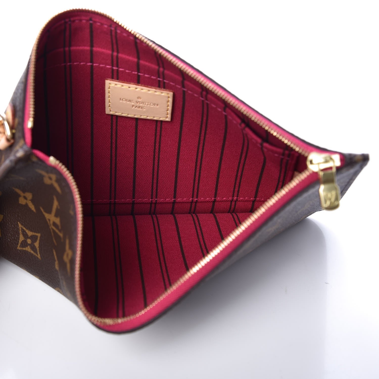 Louis Vuitton Monogram Neverfull MM GM Pochette Pivoine 5 of 8
