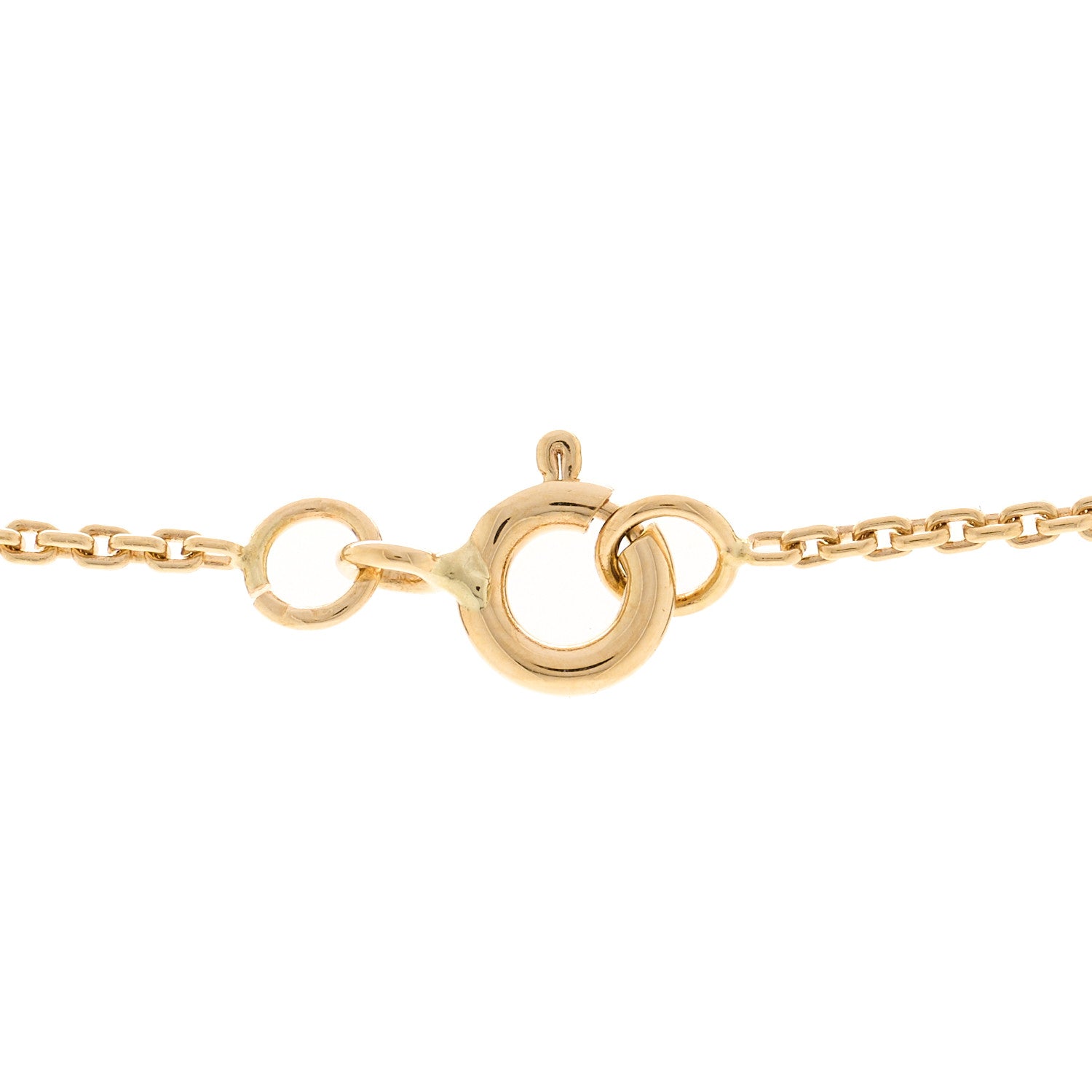 Louis Vuitton 18K Yellow Gold Diamond Small LV Volt One Pendant Necklace 5 of 6
