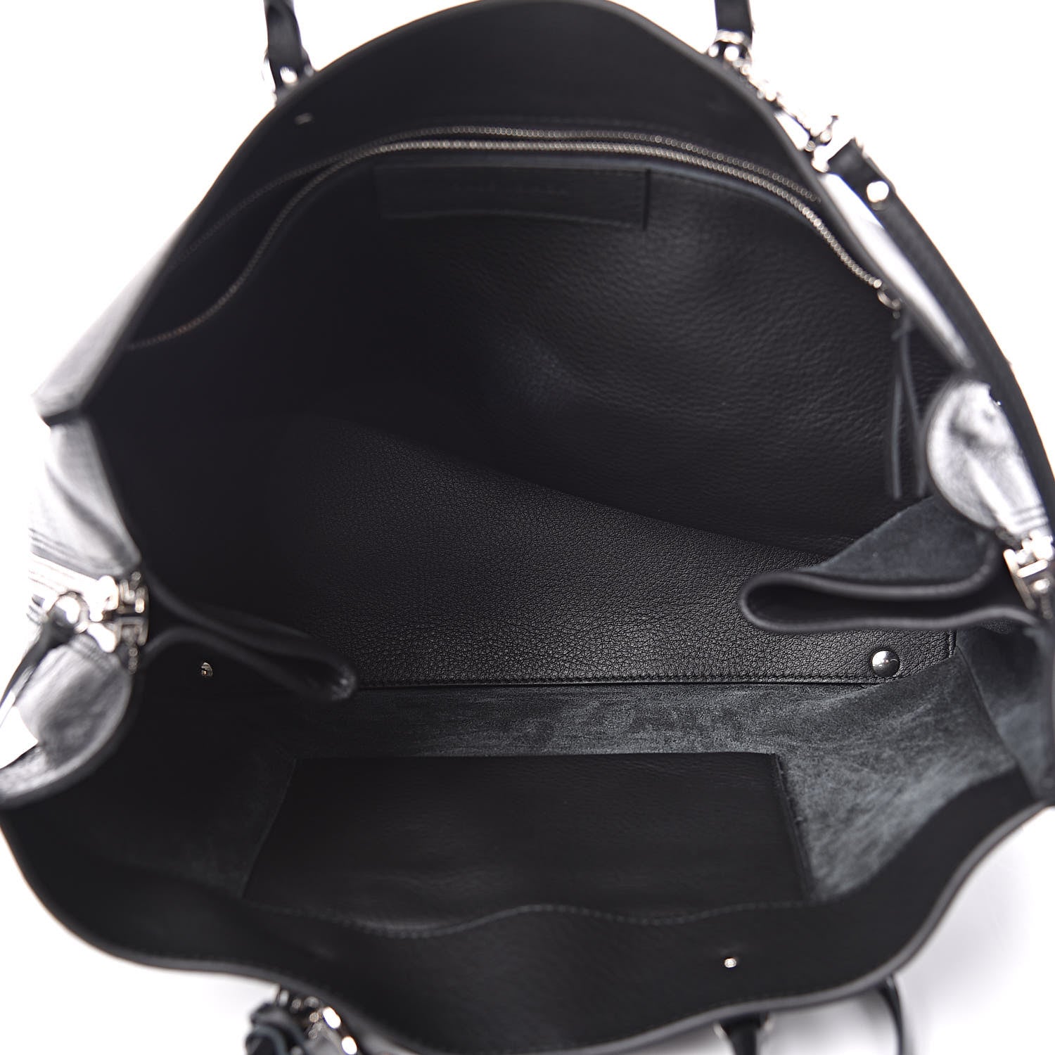 Balenciaga Veau Papier B4 Zip Around Tote Black 6 of 10