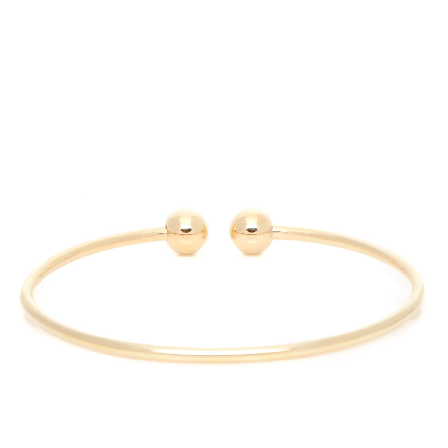 Tiffany 18K Yellow Gold HardWear Ball Wire Bracelet 3 of 4