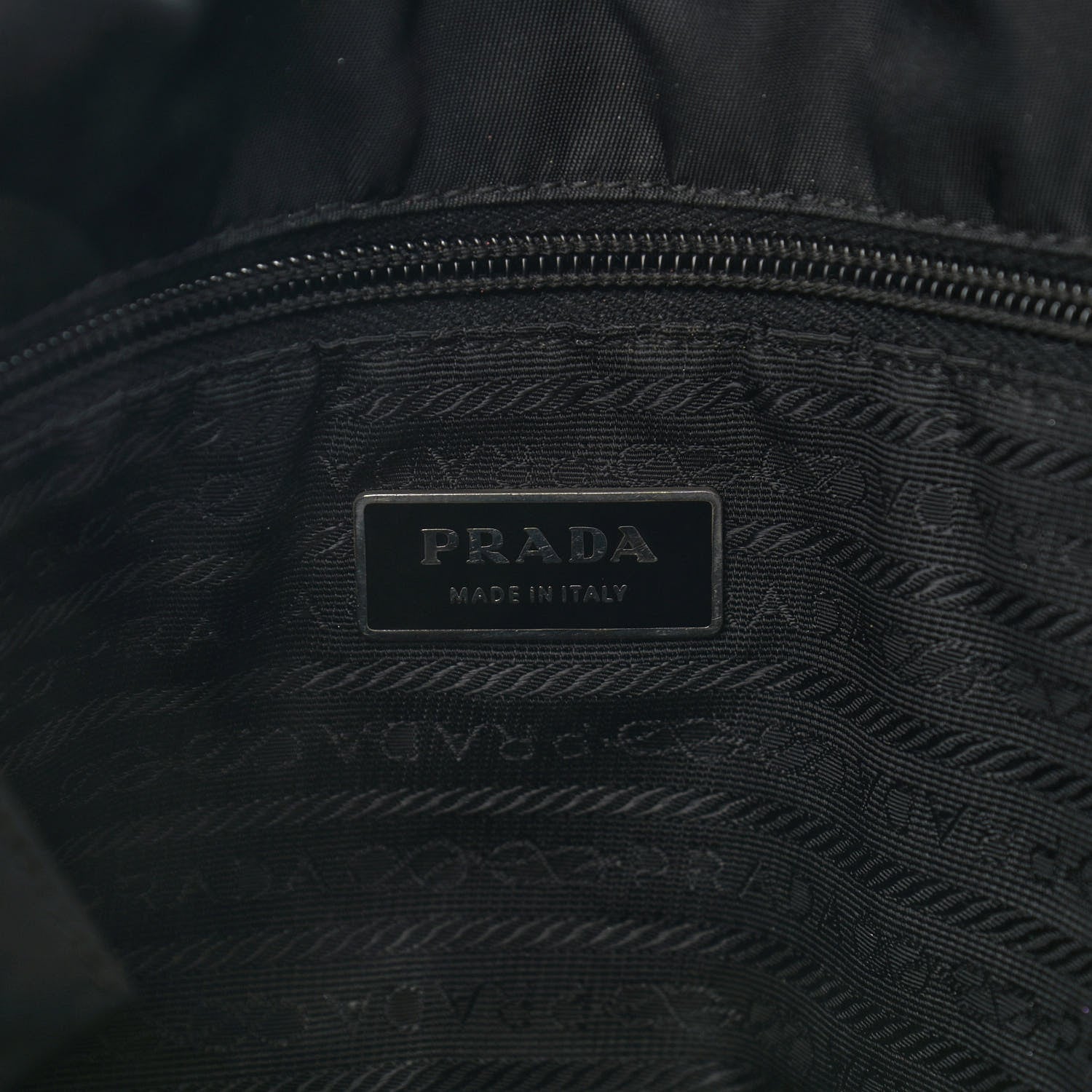 Prada Tessuto Nylon City Tote Black 7 of 13