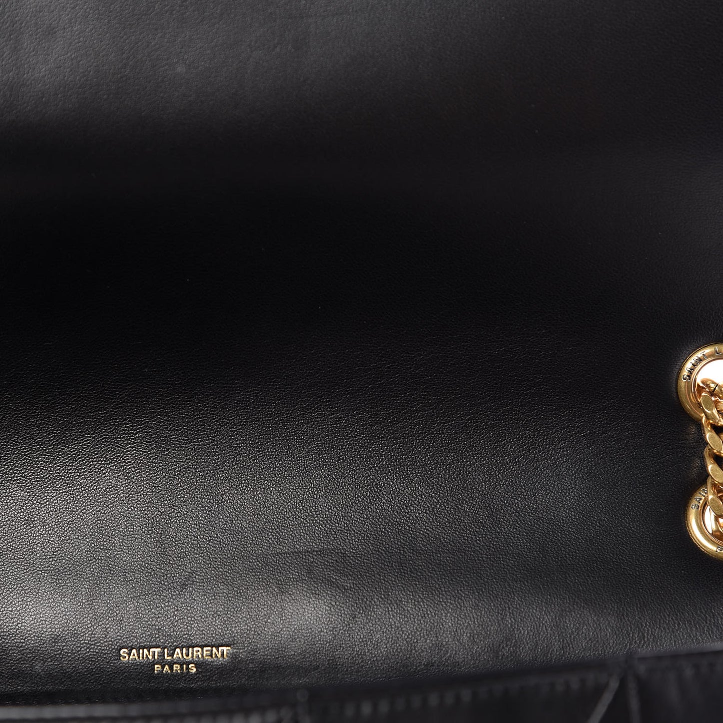 Lambskin Patchwork Monogram Large Jamie Black