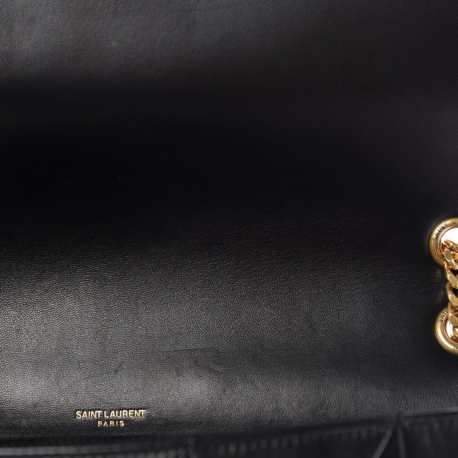 Saint Laurent Lambskin Patchwork Monogram Large Jamie Black 12 of 13