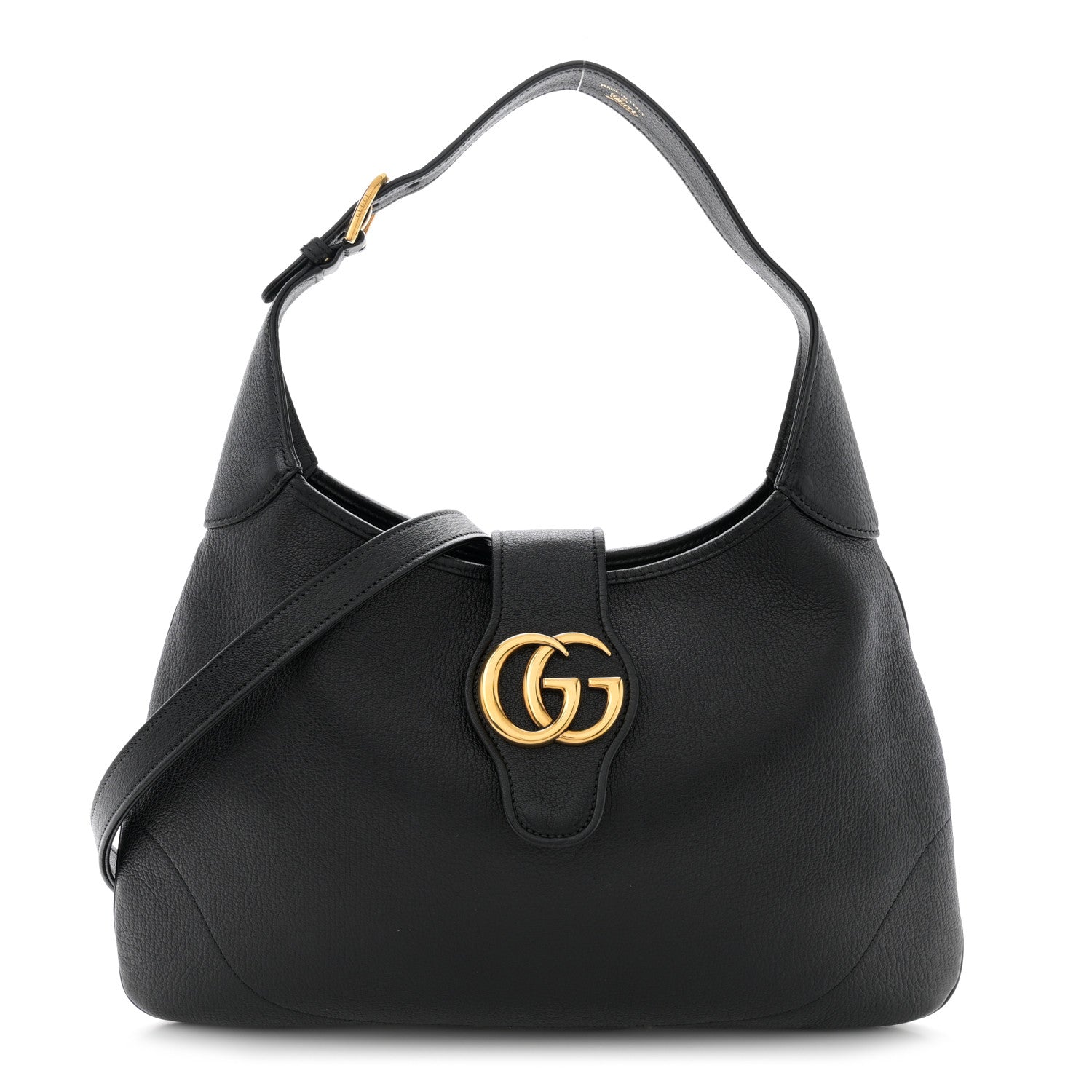 Gucci Goatskin Medium Aphrodite Shoulder Bag Black 1 of 12