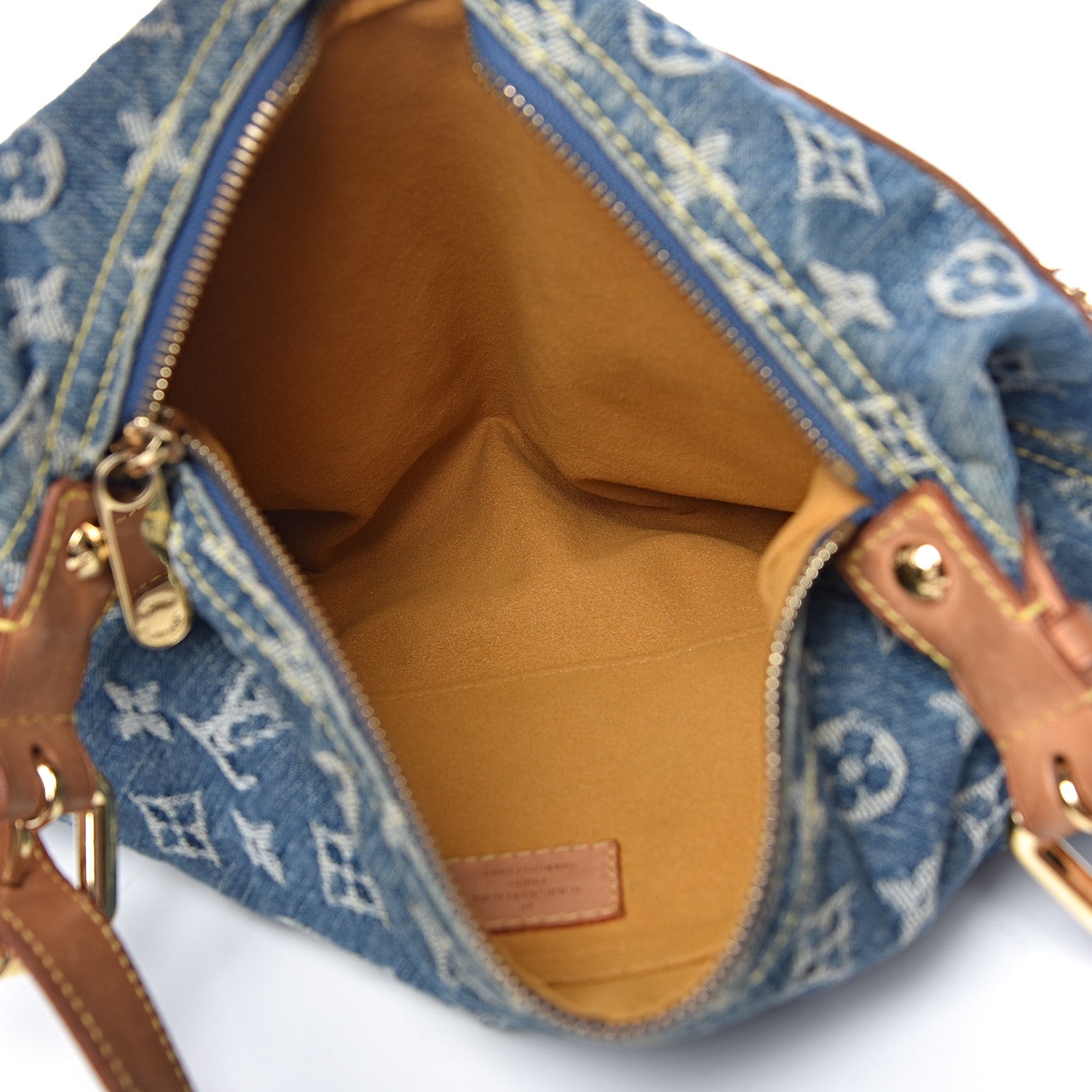 Louis Vuitton Monogram Denim Baggy PM Blue 5 of 12