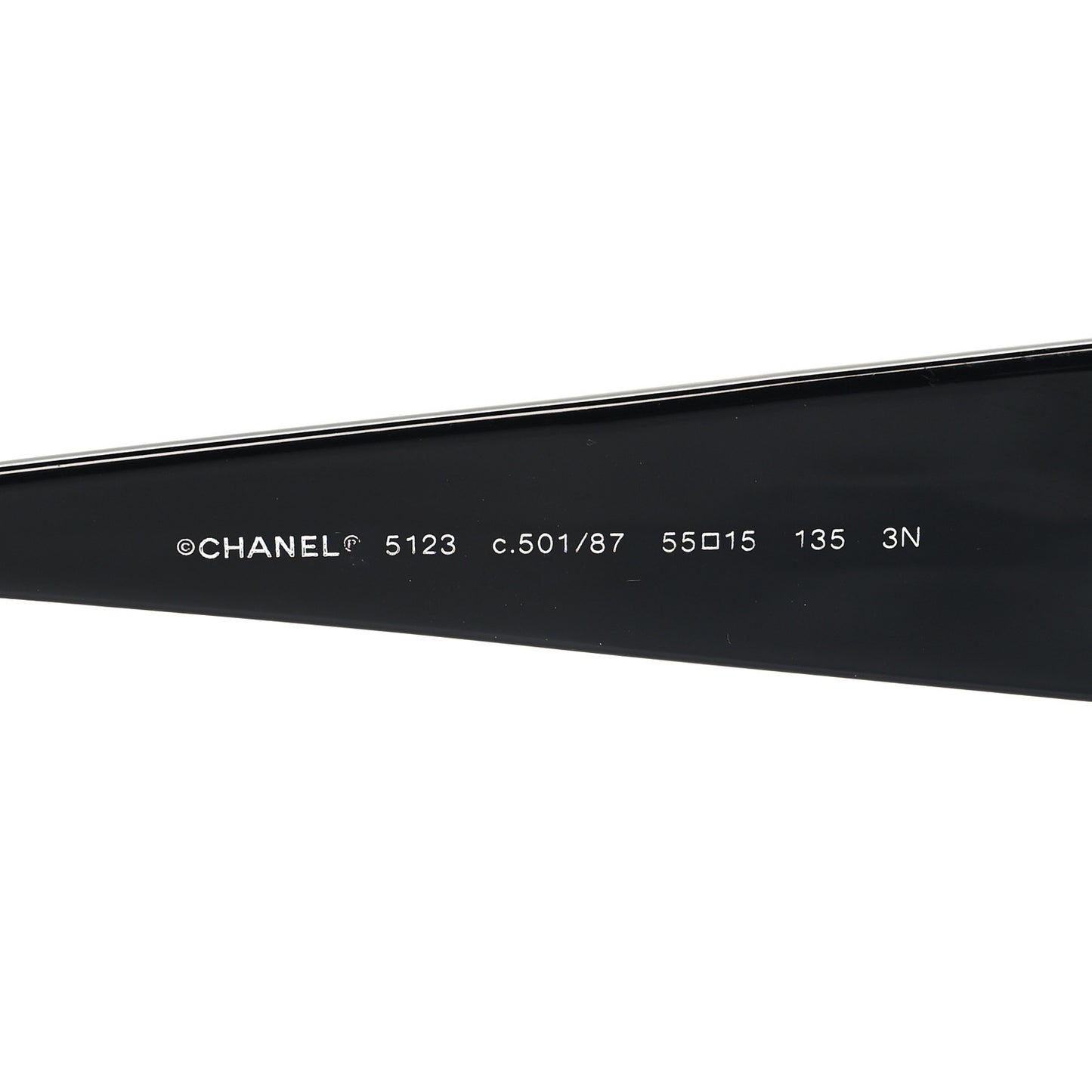 Acetate Charms Sunglasses 5123 Black