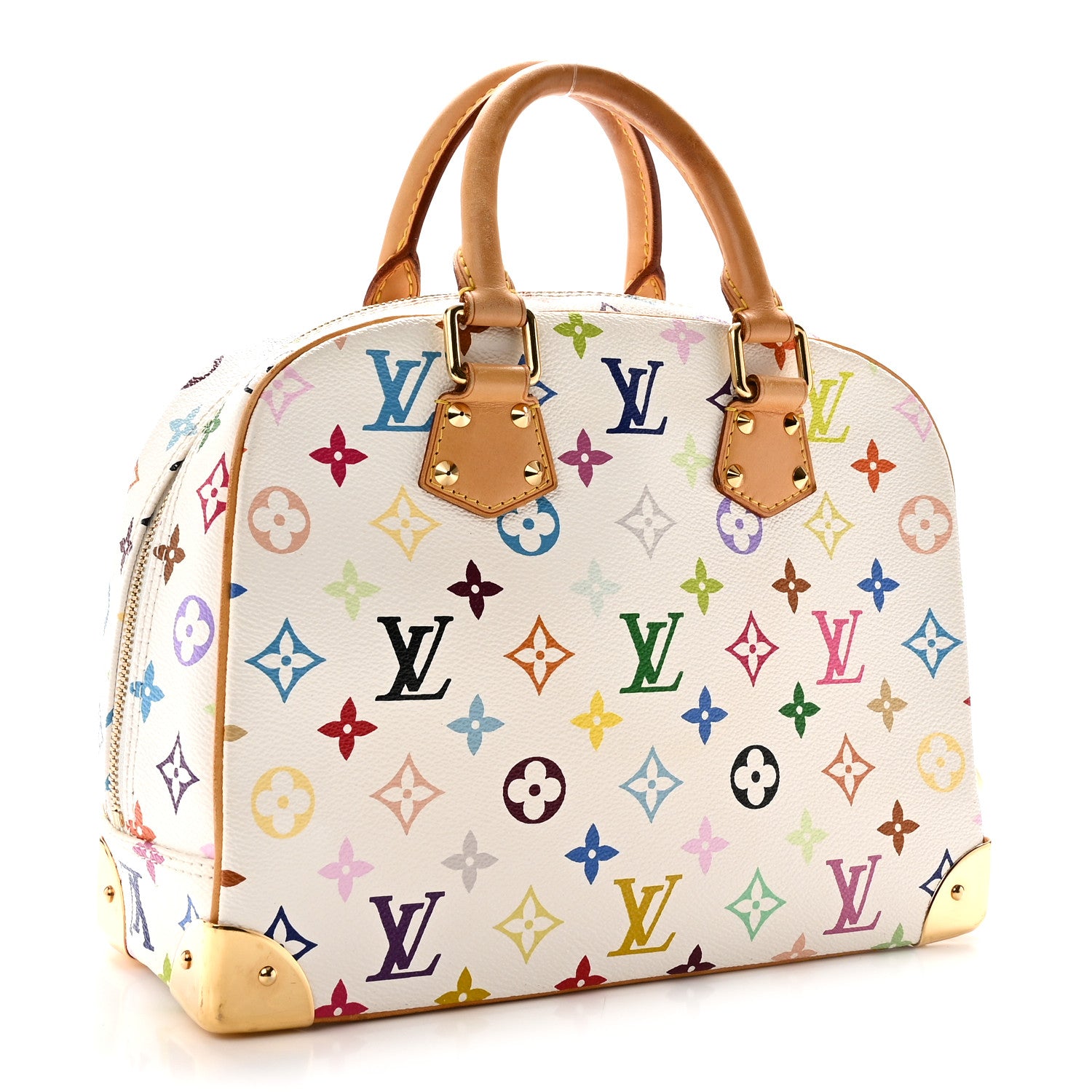 Louis Vuitton Monogram Multicolor Trouville White 3 of 9