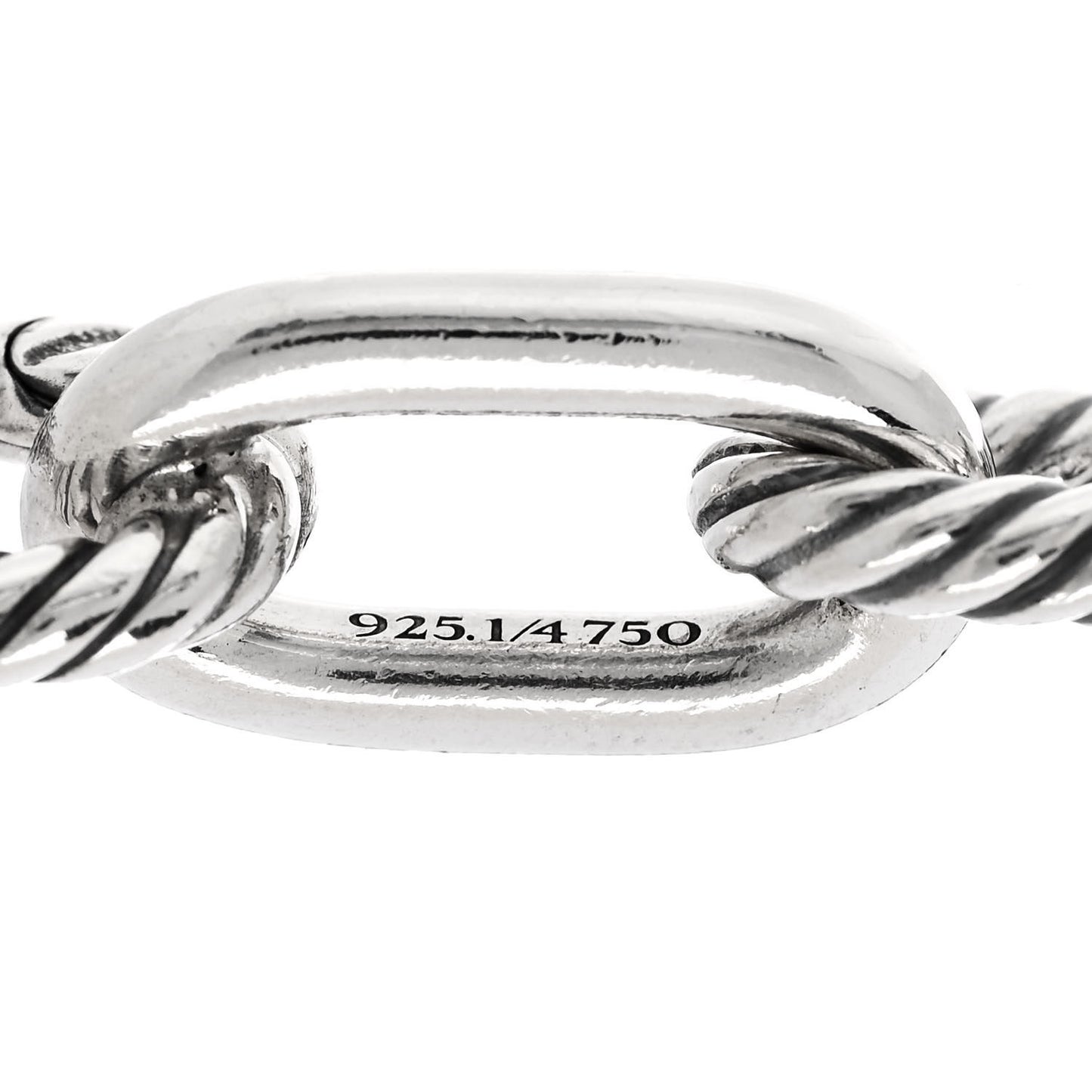 Sterling Silver 18K Yellow Gold 11mm Madison Chain Bracelet